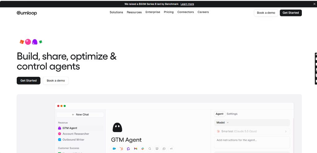 Gumloop Homepage - AI-First Automation Platform
